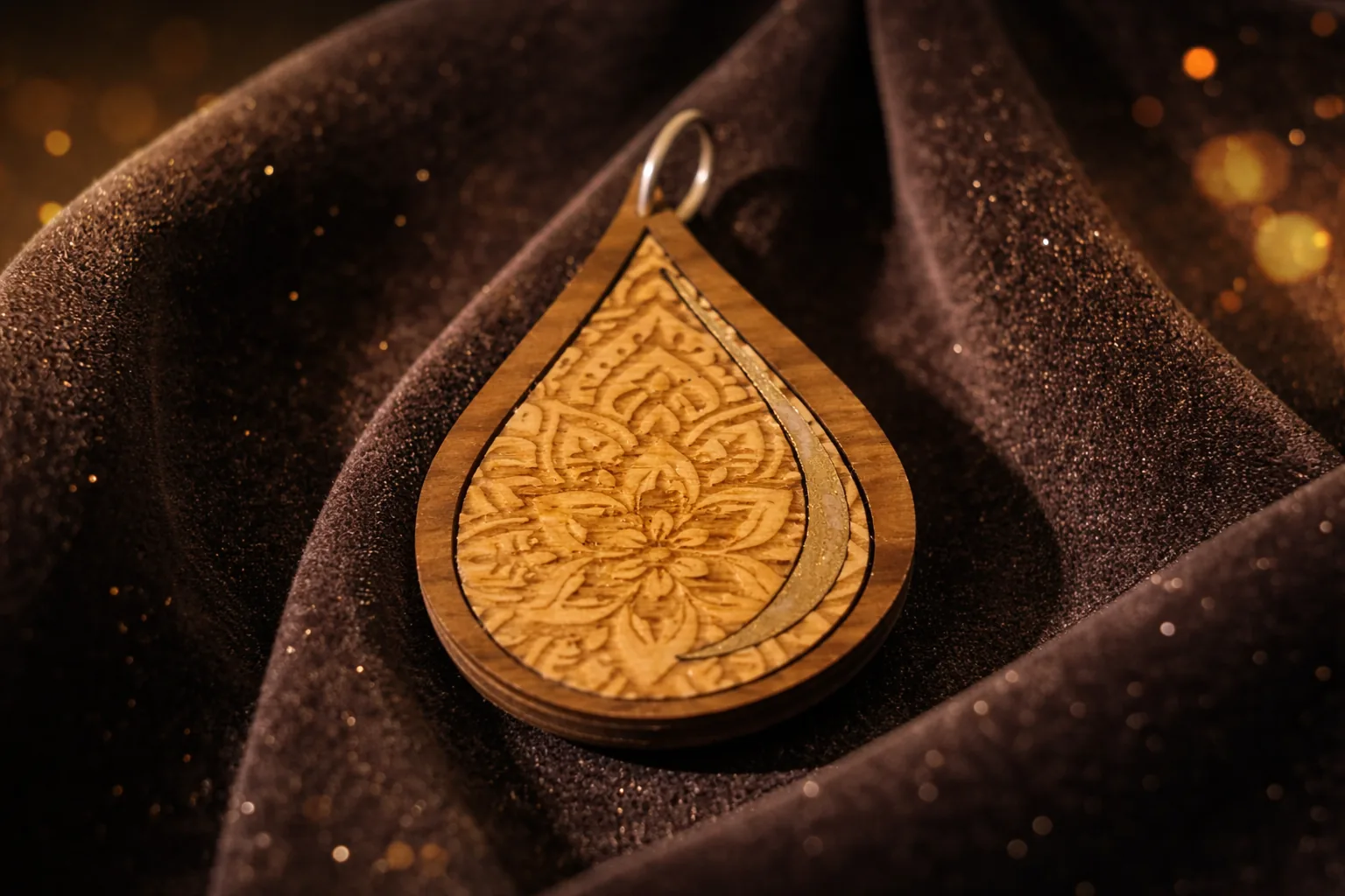 Ciondolo goccia mandala