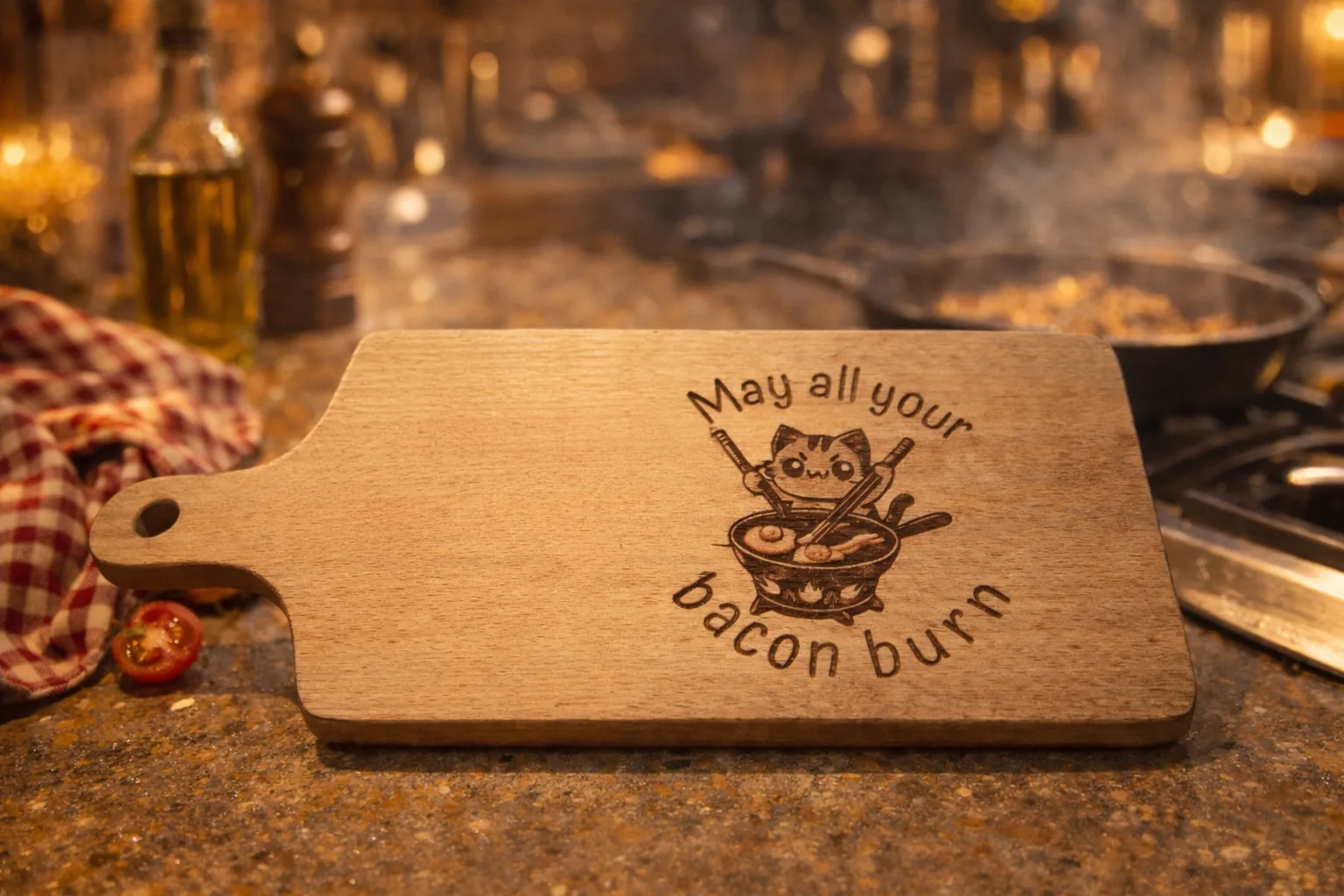 Tagliere gatto ramen